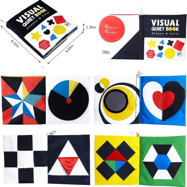 Beiens Visual Quiet Book, a Montessori sensory toy for early childhood development