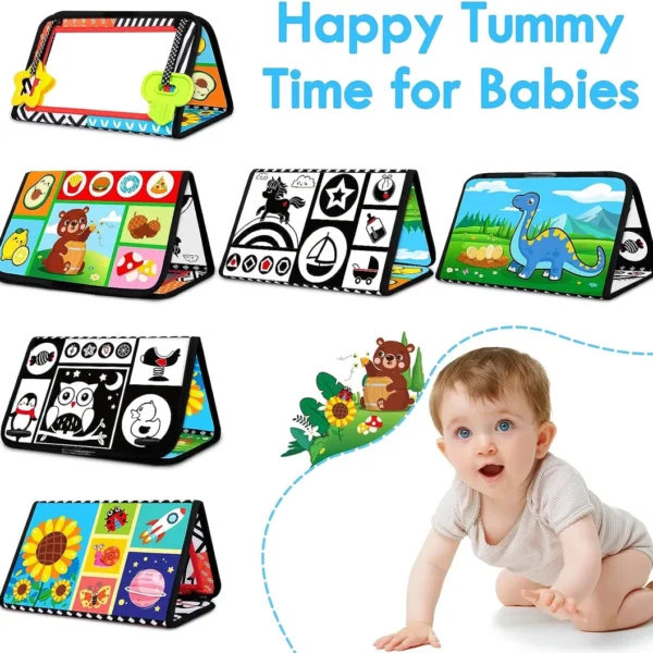 Montessori Tummy Time Mirror by Aboosam for sensory development